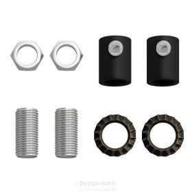 https://design-led.fr/ Serre-câble cylindrique en plastique blanc avec tige - écrou et rondelle X2 4,20 € 4,20 € SERM1VNx2