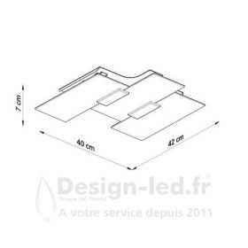 https://design-led.fr/ Plafonnier FABIANO blanc 3XE27 132,00 € 132,00 € SL.0198