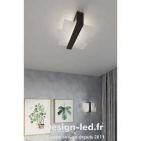 https://design-led.fr/ Plafonnier FENIKS 2 wengé 2XE27 76,80 € 76,80 € SL.0074