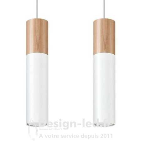 Lampe pendante PABLO 2 blanc 2xGU10, sollux SL.0629 SOLLUX 106,50 € Luminaire suspendu