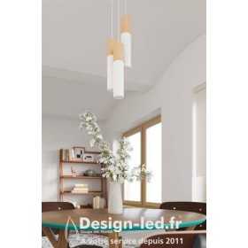 https://design-led.fr/ Lampe pendante PABLO 2 blanc 2xGU10 88,80 € 88,80 € SL.0629