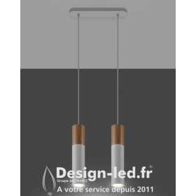 https://design-led.fr/ Lampe pendante PABLO 2 blanc 2xGU10 88,80 € 88,80 € SL.0629