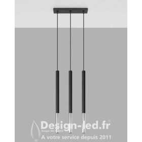 https://design-led.fr/ Lampe suspendue MOZAICA 3L noir/chrome 3xG9 97,70 € 97,70 € SL.0886