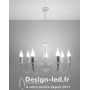 Lustre MINERWA 7 blanc 7xE14, sollux SL.0215 135,60 €