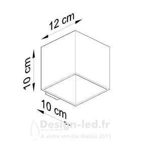https://design-led.fr/ Applique QUAD 1 anthracite G9 34,80 € 34,80 € SL.0565