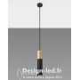 Lampe pendante PABLO noir 1xGU10, sollux SL.0632 SOLLUX 55,20 € Luminaire suspendu