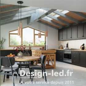 https://design-led.fr/ Lampe suspendue LINO bois 1xGU10 44,40 € 44,40 € SL.0636