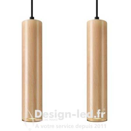 Lampe suspendue LINO 2 bois 2xGU10, sollux SL.0637 102,30 €