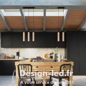 https://design-led.fr/ Lampe suspendue LINO 2 bois 2xGU10 85,20 € 85,20 € SL.0637