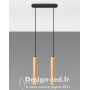 Lampe suspendue LINO 2 bois 2xGU10, sollux SL.0637 102,30 €