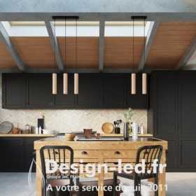 https://design-led.fr/ Lampe suspendue LINO 3 bois 3xGU10 126,00 € 126,00 € SL.0638