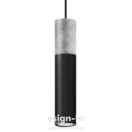 Lampe pendante BORGIO 1 béton noir 1xGU10, sollux SL.0650 57,50 €