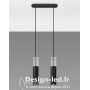 Lampe pendante BORGIO 2L béton noir 2xGU10, sollux SL.0651 113,40 €