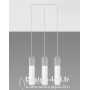 Lampe pendante BORGIO 3L béton blanc 3xGU10, sollux SL.0649 SOLLUX 164,70 € Luminaire suspendu