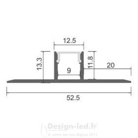 https://design-led.fr/ Profilé en aluminium Orer 2 Mètres 20,70 € 20,70 € LM3861