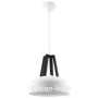 Lampe pendante CASCO blanc/noir E27, sollux SL.0387 SOLLUX 88,60 € Luminaire suspendu