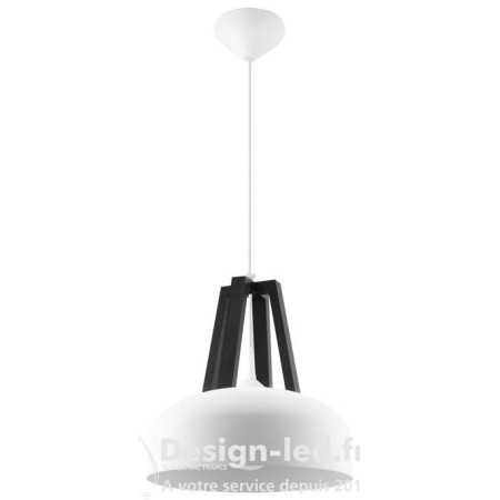 Lampe pendante CASCO blanc/noir E27, sollux SL.0387 88,60 €