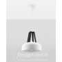 Lampe pendante CASCO blanc/noir E27, sollux SL.0387 88,60 €