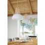 Lampe pendante CASCO blanc/bois naturel E27, sollux SL.0388 SOLLUX 88,60 € Luminaire suspendu