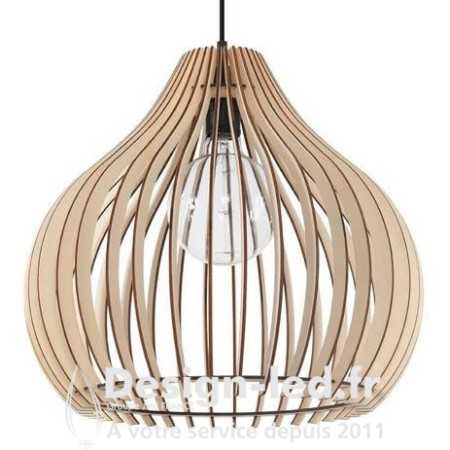 Lampe suspendue APRILLA bois E27, sollux SL.0639 SOLLUX 106,50 € Luminaire suspendu