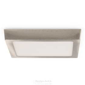 https://design-led.fr/ Plafonnier Led Carré Série Slim Nickel 20W Cct 25,20 € 25,20 € LM5544