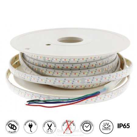 Ruban de Led 220V Ac Smd2835 Bergamo 13W/m Ip65 Rgb vendu au ml, LM2334-1ML 12,00 €