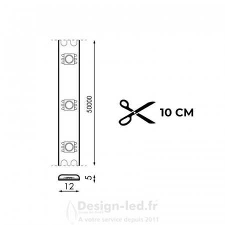 Ruban de Led 220V Ac Smd2835 Ruzok 12W/m Ip67 3000K 20ML, LM2343-20ML LEDME 220,00 € Ruban LED 2835 230v