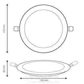 https://design-led.fr/ Dalle LED Ronde Extra-Plate 12W Nickel CCT Ø 170 mm 10,00 € 10,00 € LM5507