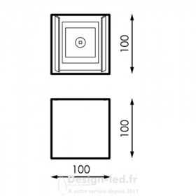 https://design-led.fr/ Applique Murale Led Cube Blanc 12W CCT Ip54 40,40 € 40,40 € LM6183