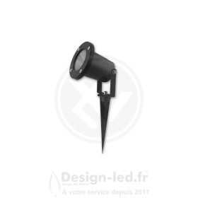 Lampe de jardin LED réflecteur 1xGU10 230V Noir IP65