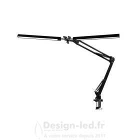 Lampe de bureau à dessin Polino LED CCT 14W noir Dimmable