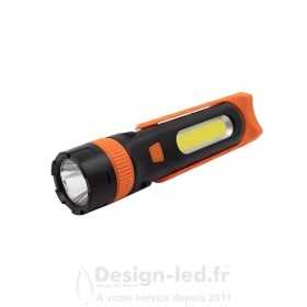 https://design-led.fr/ Lampe de poche LED 3W COB & 3W LED 3xAAA, XD-HH120 9,90 € 9,90 €