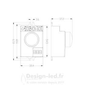 https://design-led.fr/ Capteur de mouvement à micro-ondes, LVT 4988 15,50 € 15,50 €