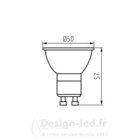 https://design-led.fr/ Ampoule LED IQ-LED Dimmable GU10 7W 2700k 8,10 € 8,10 €