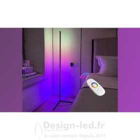 https://design-led.fr/ Lampadaire LED RGB 20W 140cm noir dimmable par télécommande 82,40 € 82,40 € 0193