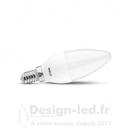 Ampoule LED E14 Flamme 6.5W 3000K 240°, miidex 100583 Miidex Lighting 2,20 € Ampoule LED E14