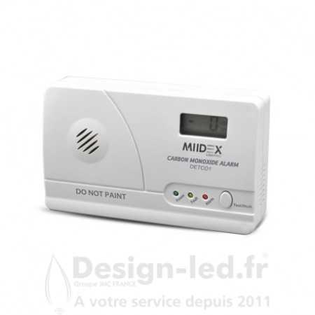 Détecteur de monoxyde de carbone, miidex DETCO1 Miidex Lighting 49,00 € Détecteur de fumée & monoxyde de carbone