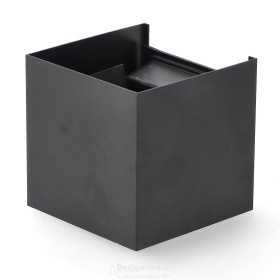 Applique Murale Led Cube Noir 12W CCT Ip54
