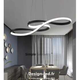 https://design-led.fr/ Lampe Suspendue Ruhu 45w CCT noir dimmable par télécommande 179,00 € 179,00 € LM8114