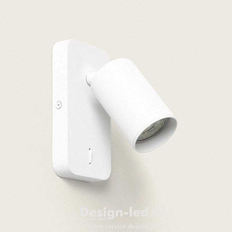 https://design-led.fr/ Applique Murale Aluminium Breixo avec interrupteur 1xGU10 Blanc 30,00 € 30,00 € C234798
