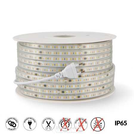 Ruban de Led 220V Ac Smd2835 Como 12W/m Ip65 6000K- vendu au ml, LM2351-1ML 7,20 €