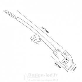 https://design-led.fr/ Câble Adaptateur Pour Ruban Led 220Vac Cobpro, LM2340 2,70 € 2,70 €