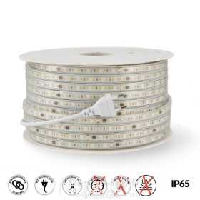 Ruban led 230v 2835 Como 12W/m ip65 4000k vendu au ml, LM2352-1ML