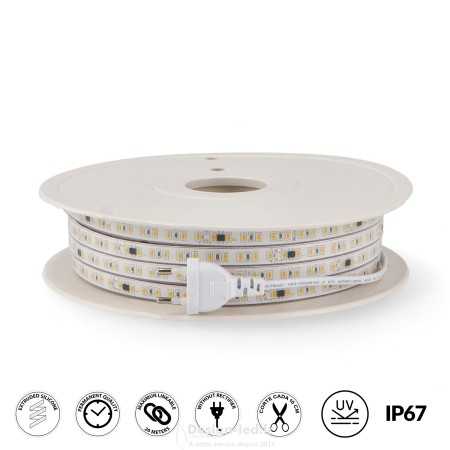 https://design-led.fr/ Ruban de Led 220V Ac Smd2835 Ruzok 12W/m Ip67 4000K vendu au ml, LM2342-1ML 13,20 € 13,20 €