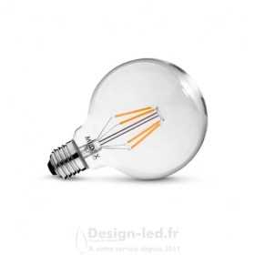 Ampoule LED E27 G125 Filament 8W Dimmable 4000K