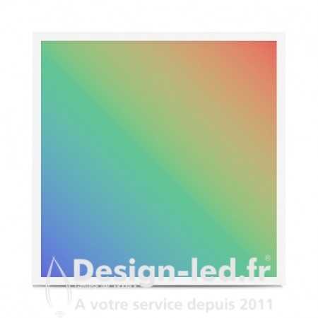 Plafonnier LED Blanc 595x595 36W RGB & Télécommande RF, miidex 77680 212,50 €