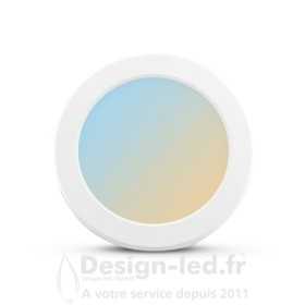 Downlight LED 12w Ø170 ALDEBARAN CCT dimmable encastrable ou en saillie