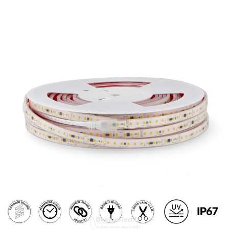 Ruban de Led 220V Ac Smd2835 Ruzok 17W/m Ip67 4500K vendu au ml, LM2164-1ML 19,10 €