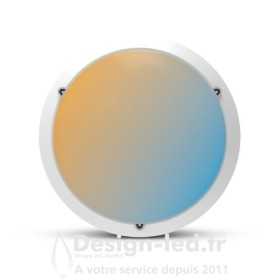 LED Hublot Blanc Ø300 15W RONDO CCT IP65