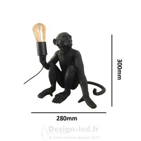 Lampe design singe en résine - E27, L4032-MS 84,30 €